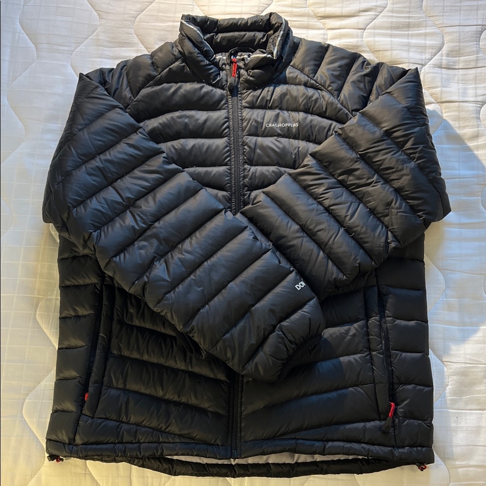 Craghoppers Men's Puffer Jacket — Black — EUR 52-54 (US 42-44) ~Large